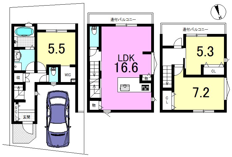 大塚元屋敷町 間取り