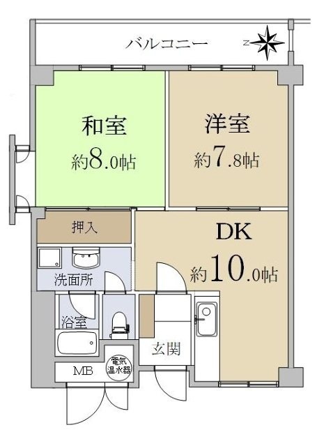 進和山科ハイライフ 間取り