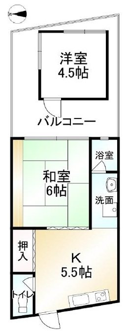 日ノ岡グリーンハイツ【会員限定】 間取り
