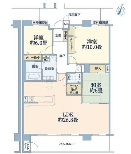 パデシオン山科夢ヶ丘【会員限定】 間取り図