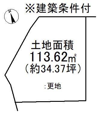 北花山市田町１号地【会員限定】 間取り図