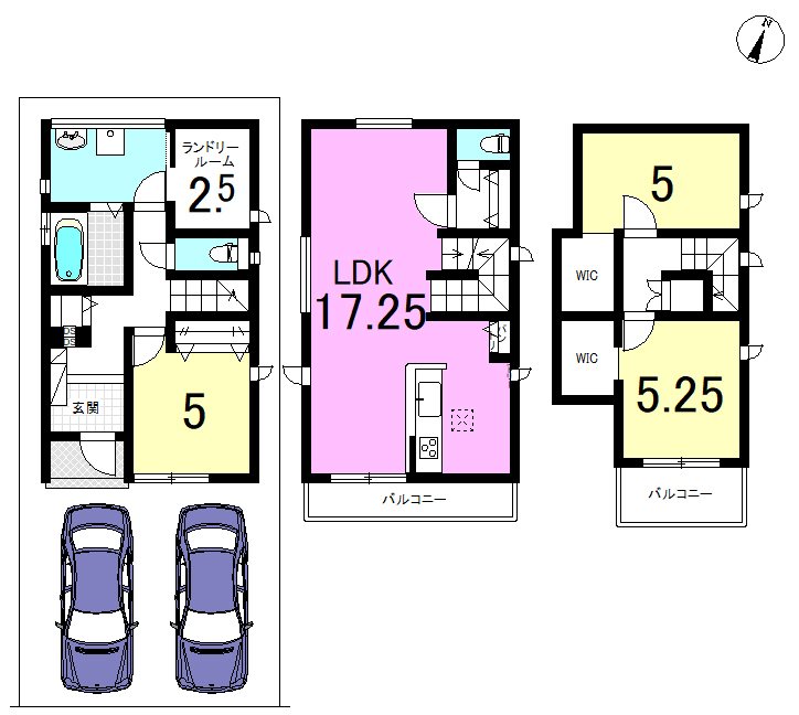 上花山桜谷 間取り