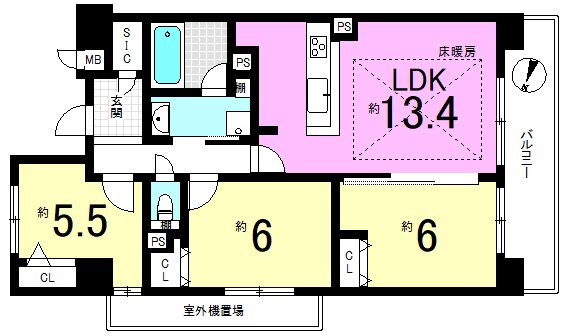 エスリード京都山科セミリア【会員限定】 間取り図
