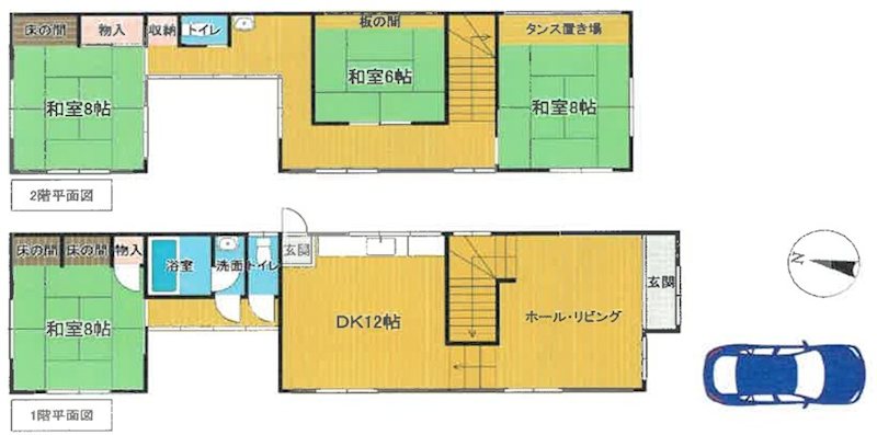 日ノ岡夷谷町【会員限定】 間取り