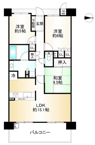 BELISTA京都山科【会員限定】  間取り