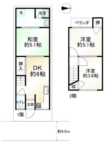 北花山市田町【会員限定】 間取り図