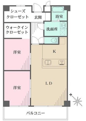ライオンズマンション山科御陵【会員限定】 間取り図