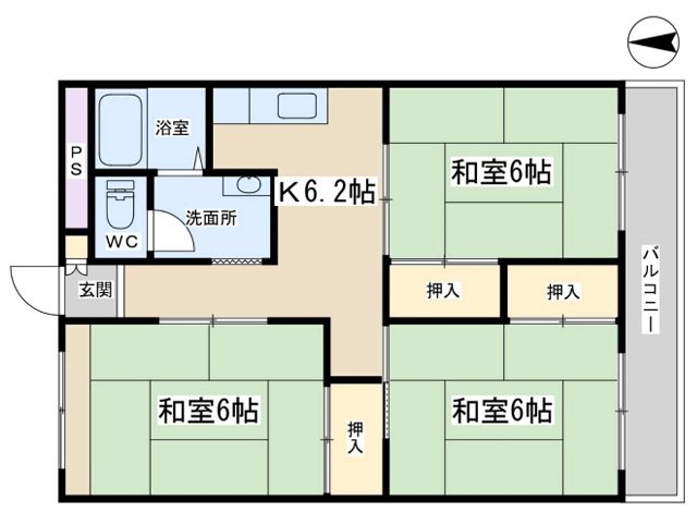 山科団地A棟【会員限定】 間取り図