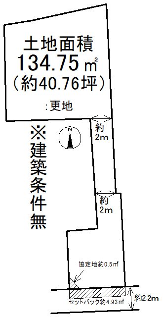 川田西浦町①号地 間取り図