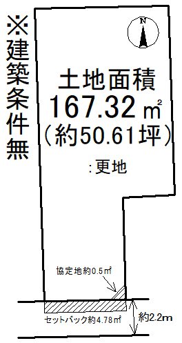川田西浦町②号地 間取り図