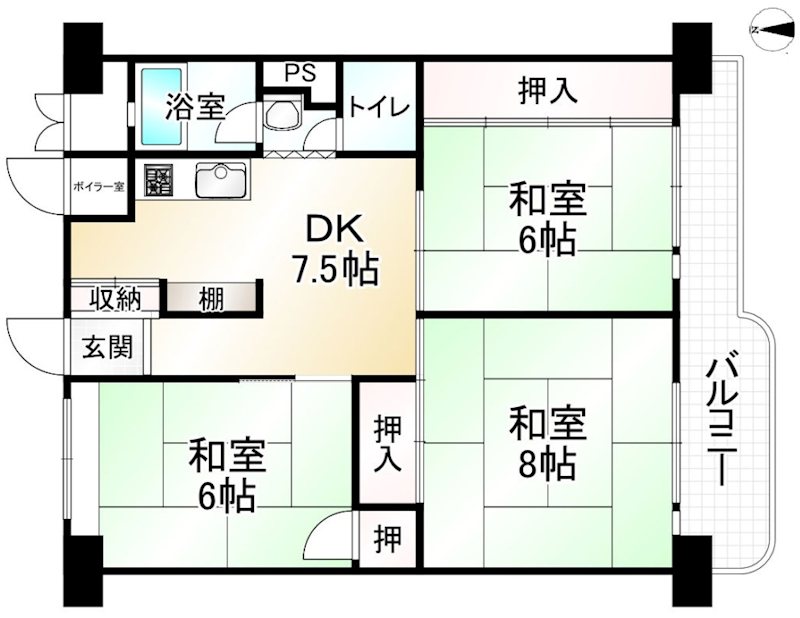山科団地C棟【会員限定】 間取り図