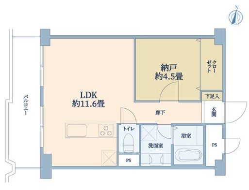 山科ハイツ【会員限定】 間取り図