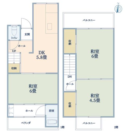 竹鼻外田町【会員限定】 間取り図