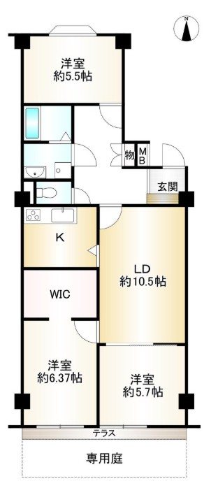 ルシエル山科舞台町【会員限定】 間取り図