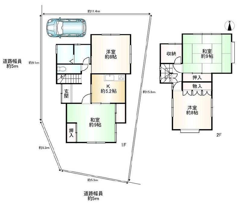 北花山山田町【会員限定】 間取り図