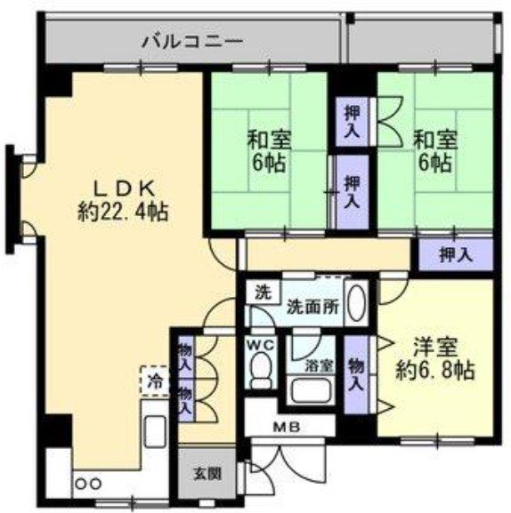 進和山科ハイライフ【会員限定】 間取り図