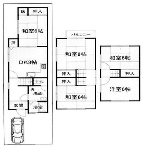 小山中島町【会員限定】 間取り図