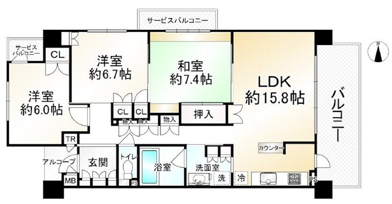 ハイネスクラウズ山科音羽【会員限定】 間取り図