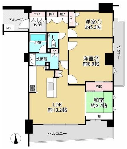 サンクタス京都山科【会員限定】 間取り図