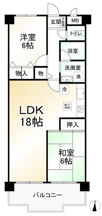 ルモン山科四ノ宮【会員限定】 間取り図