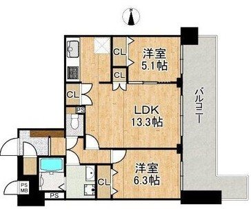 ライオンズマンション山科小野 【会員限定】 間取り図