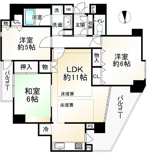 イーグルコート椥辻3アペックス【会員限定】 間取り図