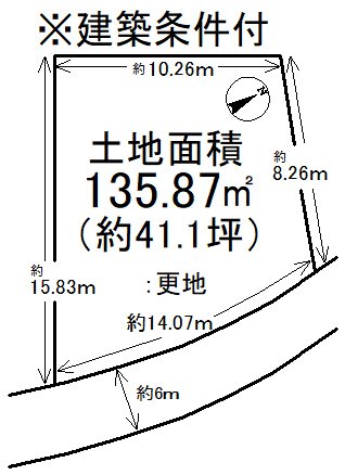日ノ岡坂脇町C号地 間取り図