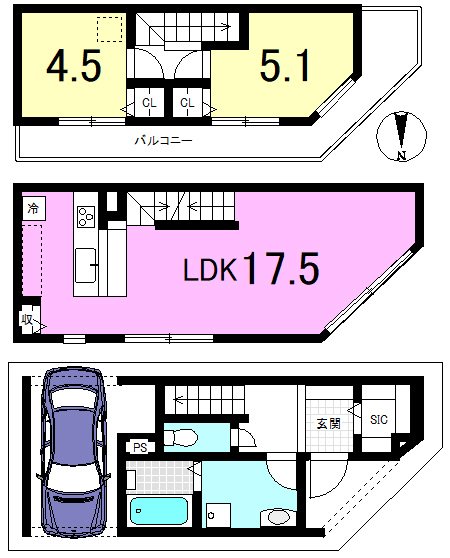 音羽前出町 間取り図