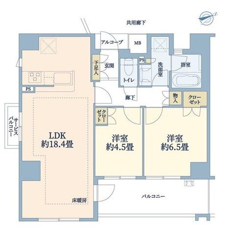 クレヴィア京都山科【会員限定】 間取り図