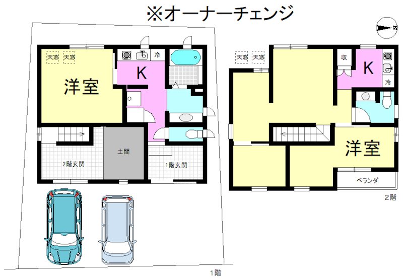 西野岸ノ下町 間取り