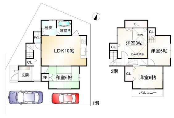 勧修寺瀬戸河原町【会員限定】 間取り図