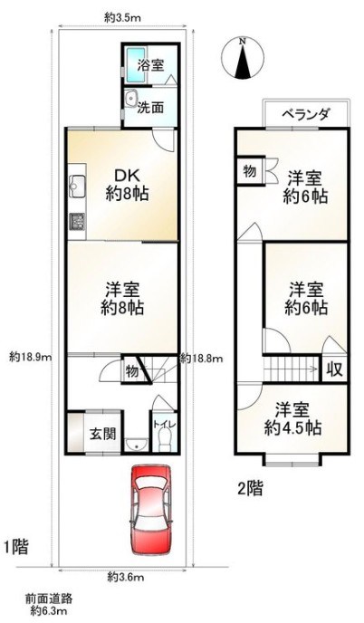御陵荒巻町【会員限定】 間取り図