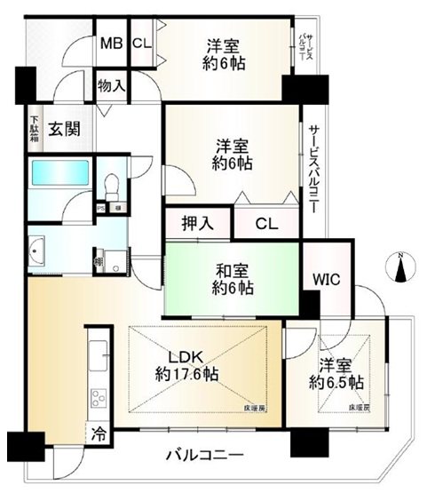 パデシオン山科椥辻【会員限定】 間取り図