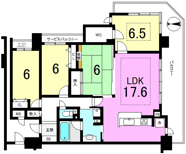 パデシオン山科椥辻【会員限定】 間取り図