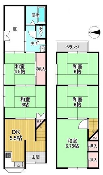 御陵四丁野町【会員限定】 間取り図