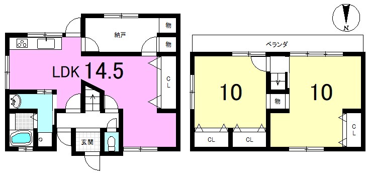 御陵血洗町 間取り図