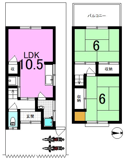 小野荘司町 間取り図