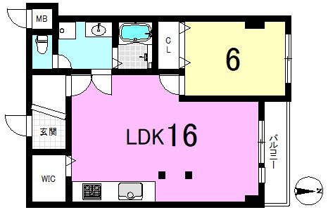 ルミエール山科 間取り図
