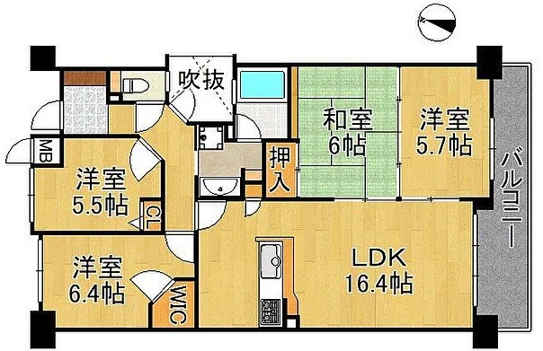 パデシオン山科夢ヶ丘【会員限定】 間取り図