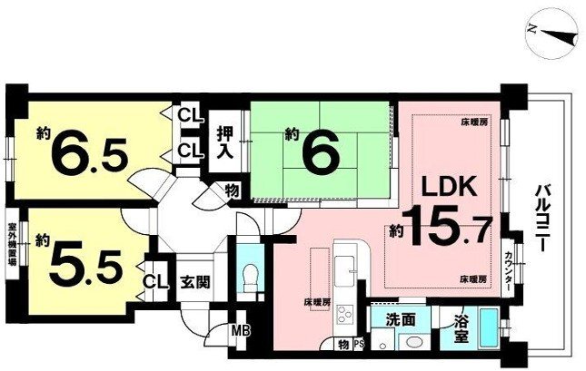 パデシオン山科夢ヶ丘【会員限定】 間取り図