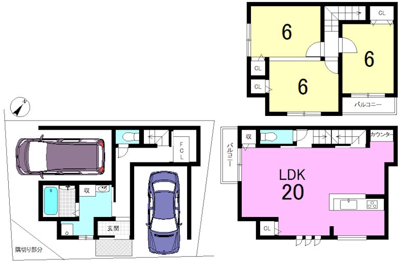 四ノ宮川原町 間取り図