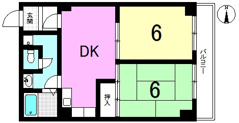 メイゾン山科 間取り図