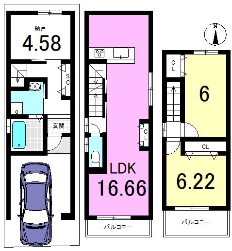 西野山欠ノ上町 間取り