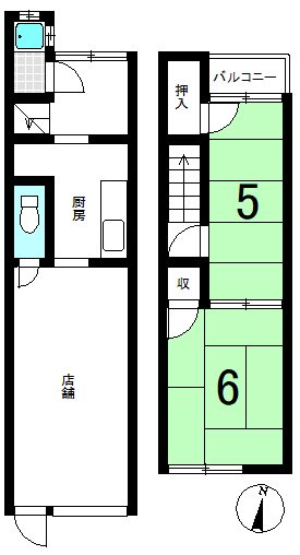 大宅早稲ノ内町 間取り図