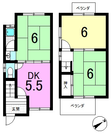 御陵荒巻町 間取り