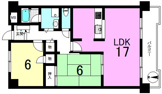 サンルシエル山科西野 間取り