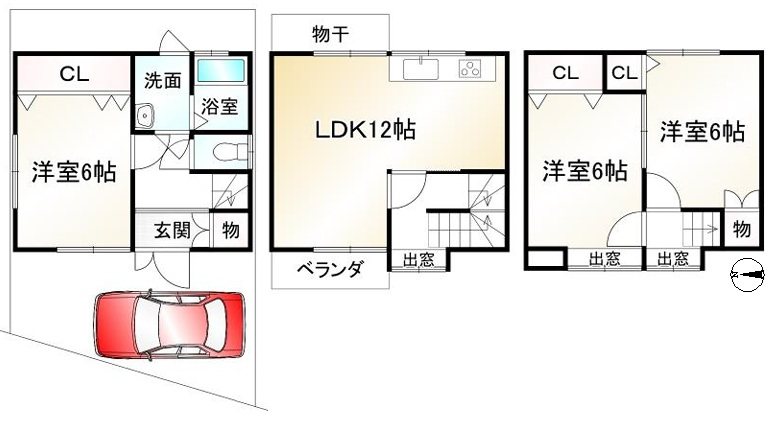 西野大鳥井町【会員限定】 間取り