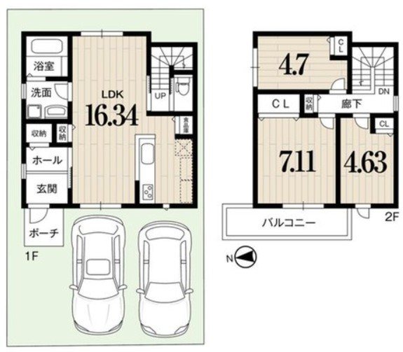 北花山市田町【会員限定】 間取り