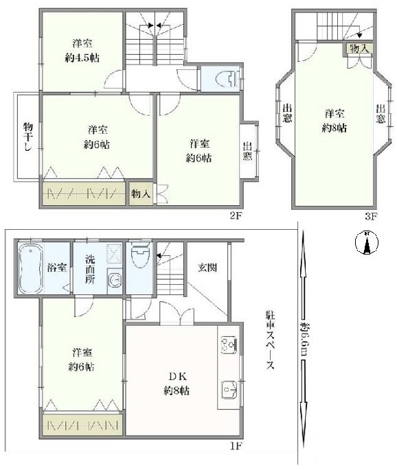西野山欠ノ上町 間取り図