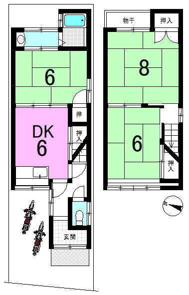 音羽乙出町 間取り